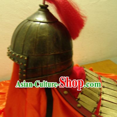 Ancient Chinese General Fighter Helmet Hat for Men