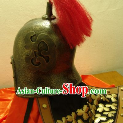 Ancient Chinese General Fighter Helmet Hat for Men