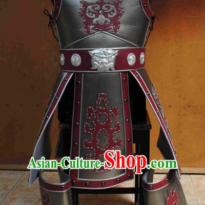 Chinese General Ancient Armor Costumes Complete Set for Men
