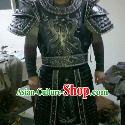 Chinese General Fighter Knight Ancient Armor Costumes Complete Set for Men