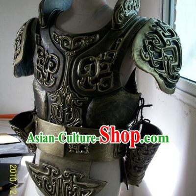 Chinese General Fighter Knight Ancient Armor Costumes Complete Set for Men