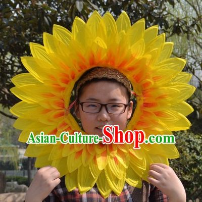 Chinese Sunflower Face Props for Adults or Kids