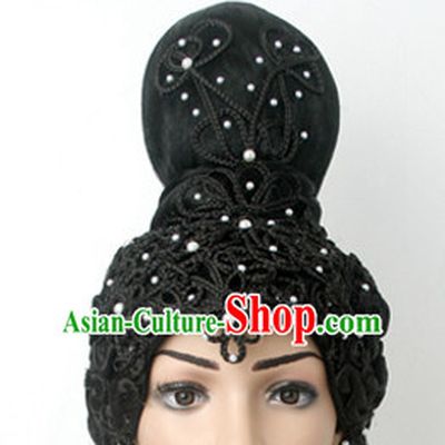 Asian Ancient Classical Empress Princess Hairpins Hair Accessories and Wig Set