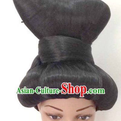 Chinese Ancient Lady Black Wig Wigs