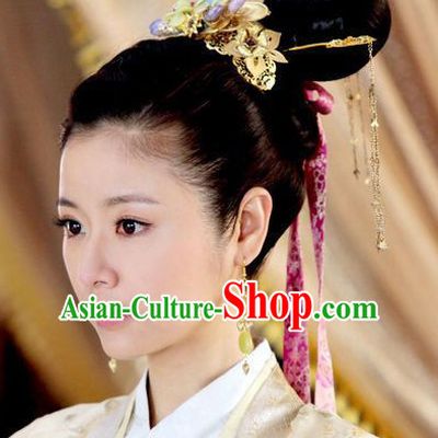 Chinese Ancient Lady Black Wig Wigs and Hair Accessories