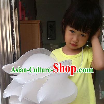 0.45 Meter Green Leaf Decorations Fan Dance Props Props for Dance Dancing Props for Sale for Kids Dance Stage Props Dance Cane Props Umbrella Children Adults