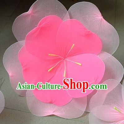0.7 Meter Double Layers Peach Flower Dance Props Props for Dance Dancing Props for Sale for Kids Dance Stage Props Dance Cane Props Umbrella Children Adults