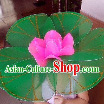 Handmade Lotus Flower Dance Props Props for Dance Dancing Props for Sale for Kids Dance Stage Props Dance Cane Props Umbrella Children Adults