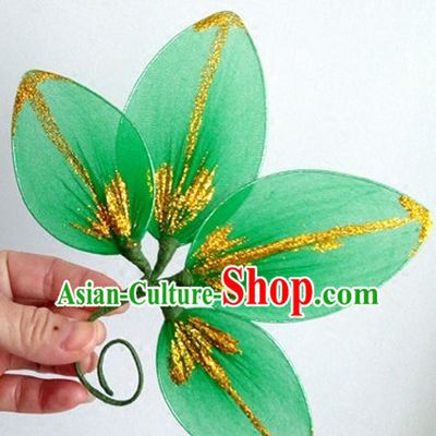Green Leaf Dance Headpieces