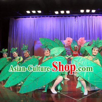 Handmade Big Leaf Dance Props Props for Dance Dancing Props for Sale for Kids Dance Stage Props Dance Cane Props Umbrella Children Adults
