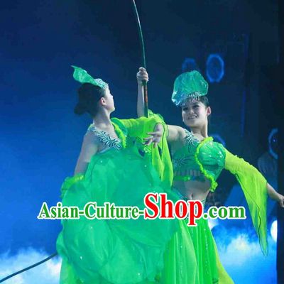 Handmade Big Lotus Leaf Dance Props Props for Dance Dancing Props for Sale for Kids Dance Stage Props Dance Cane Props Umbrella Children Adults