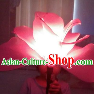 Big Handmade Luminous Flower Dance Props Props for Dance Dancing Props for Sale for Kids Dance Stage Props Dance Cane Props Umbrella Children Adults
