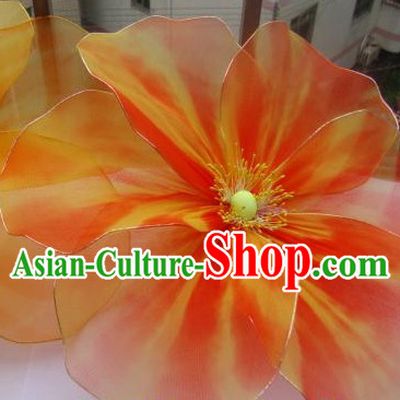 Traditional Chinese Handmade Flower Dance Props and Decorations
