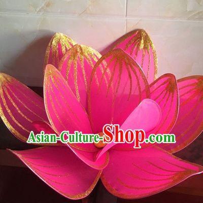 Big Beautiful Handmade Lotus Stage Performance Dance Props Dancing Prop Decorations