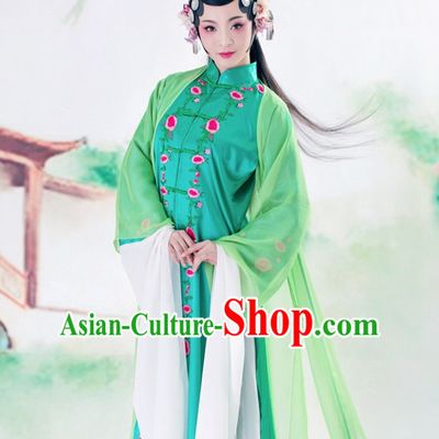 Chinese Classic Mandarin Hanfu Costumes and Headdress Complete Set for Women