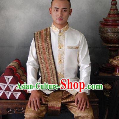 Traditional National Thai Dress Thai Traditional Dress Dresses Wedding Dress online for Sale Thai Clothing Thailand Clothes for Men Boys Youth