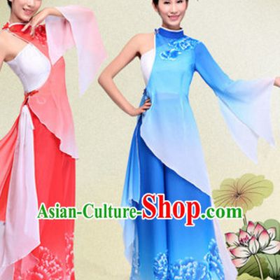 Chinese Folk Group Classic Dance Costumes Dress online for Sale and Headdress Complete Set for Women Girls Adults Youth Kids