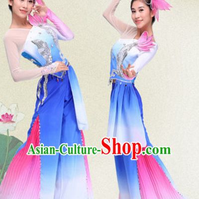 Chinese Folk Group Classic Dance Costumes Dress online for Sale Complete Set for Women Girls Adults Youth Kids
