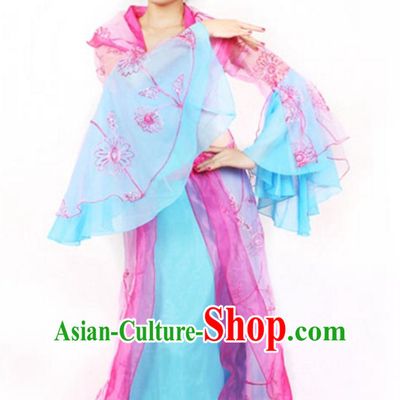 Chinese Classicial Dance Costumes Dancewear and Headpieces Complete Set for Women