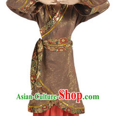 Chinese Imperial Palace Classical Dance Costumes Dancewear and Headpieces Complete Set for Women