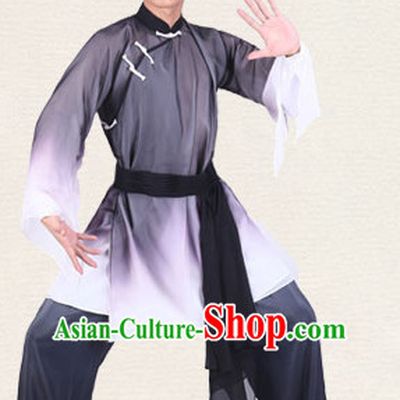 Chinese Traditional Classical Dance Costumes Dancewear and Headpieces Complete Set for Men