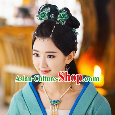 Ancient Chinese Fairy Black Wig Wigs and Hair Jewelry