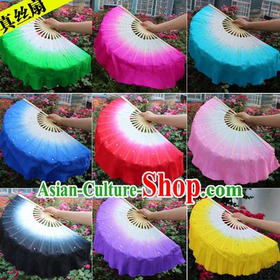 Traditional Chinese Pure Silk Dance Fan