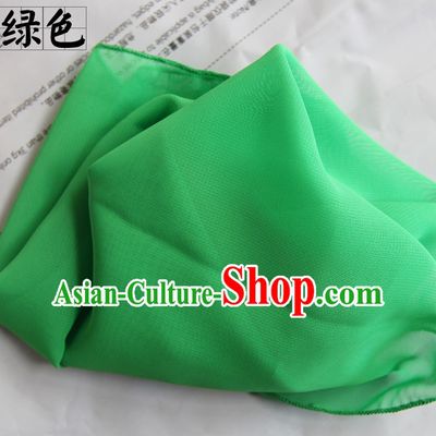 Green Chinese Classcial Dancing Props Handkerchief