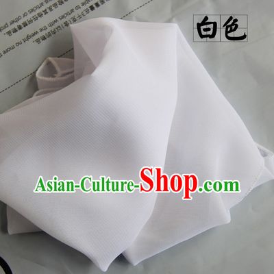 White Chinese Classcial Dancing Props Handkerchief