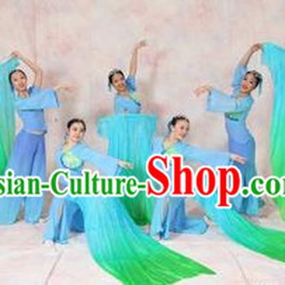 Pure Silk Traditional Chinese Fans Oriental Fan Folk Dance Dance Ribbons Cultural Dances Hand Fan