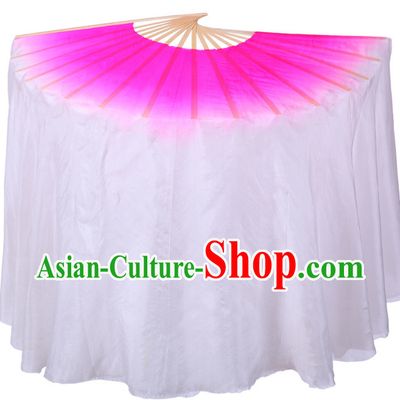 Pure Silk Traditional Chinese Fans Oriental Fan Folk Dance Dance Ribbons Cultural Dances Hand Fan