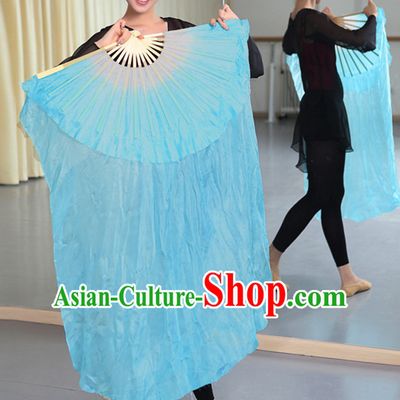 Professional Traditional Chinese Beijing Dance Academy Two Layers Pure Silk Dance Fan