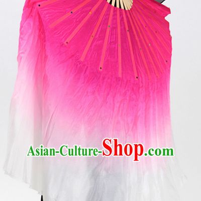 Double Sides Pure Silk Competition Dance Fan