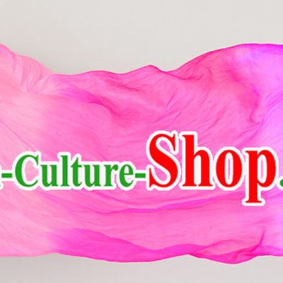 Pure Silk Color Transition Changing Competition Chinese Dance Fan Cultural Fans