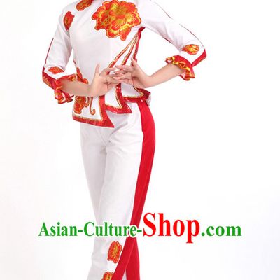 Chinese Competition Stage Classical Dance Costumes Female Dance Costumes Folk Dances Ethnic Dance Fan Dance Dancing Dancewear for Women