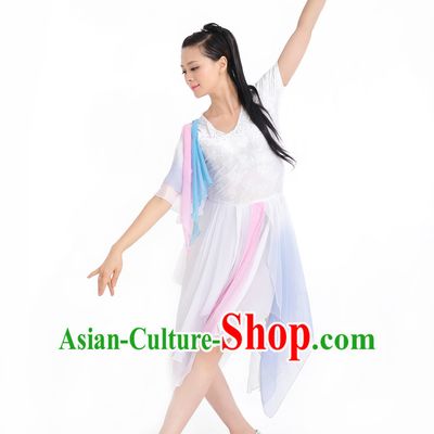 Chinese Competition Stage Classical Dance Costumes Female Dance Costumes Folk Dances Ethnic Dance Fan Dance Dancing Dancewear for Women