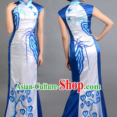 Chinese Competition Stage Classical Dance Costumes Female Dance Costumes Folk Dances Ethnic Dance Fan Dance Dancing Dancewear for Women
