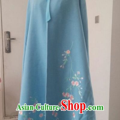 Ancient Chinese Embroidered Mantle Cape Hanfu Dress China Traditional Clothing Asian Long Dresses China Clothes Fashion Oriental Outfits for Women