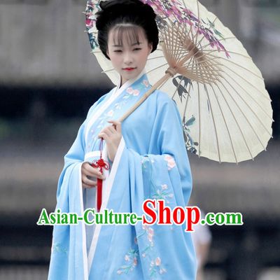 Ancient Chinese Embroidered Hanfu Dress China Traditional Clothing Asian Long Dresses China Clothes Fashion Oriental Outfits for Women