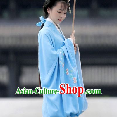 Ancient Chinese Embroidered Hanfu Dress China Traditional Clothing Asian Long Dresses China Clothes Fashion Oriental Outfits for Women