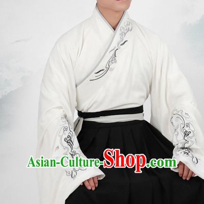 Ancient Chinese Embroidered Hanfu Dress China Traditional Clothing Asian Long Dresses China Clothes Fashion Oriental Outfits for Men
