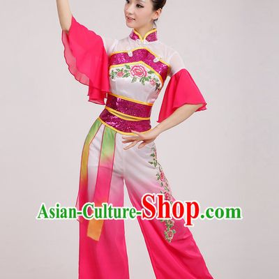 Traditional Chinese Dancewear Costumes Dancer Costumes Girls Dance Lyrical Dance Costume Ballroom Comtemporary Recital Dancewear Costume