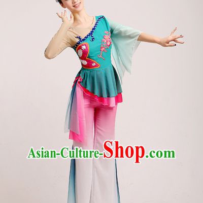 Traditional Chinese Dancewear Costumes Dancer Costumes Girls Dance Lyrical Dance Costume Ballroom Comtemporary Recital Dancewear Costume