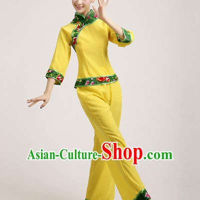 Traditional Chinese Dancewear Costumes Dancer Costumes Girls Dance Lyrical Dance Costume Ballroom Comtemporary Recital Dancewear Costume