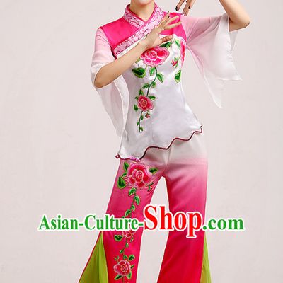 Traditional Chinese Dancewear Costumes Dancer Costumes Girls Dance Lyrical Dance Costume Ballroom Comtemporary Recital Dancewear Costume