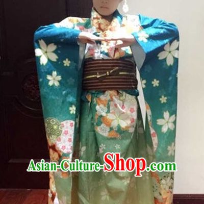 Traditional Japanese Style Kimono Cosplay Dress for Women