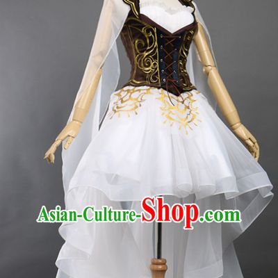 Traditional Fairytale Queen Princess Style Sexy Cosplay Dress for Women