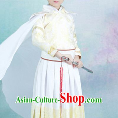 Ancient Chinese Emperor Clothing and Hat Complete Set for Children Kids
