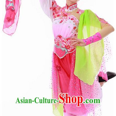 Ancient Chinese Classical Dance Costume and Hat for Ladies