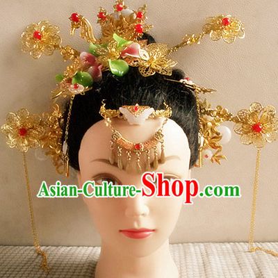Ancient Chinese Fairy Beauty Hair Jewelry Hairpieces